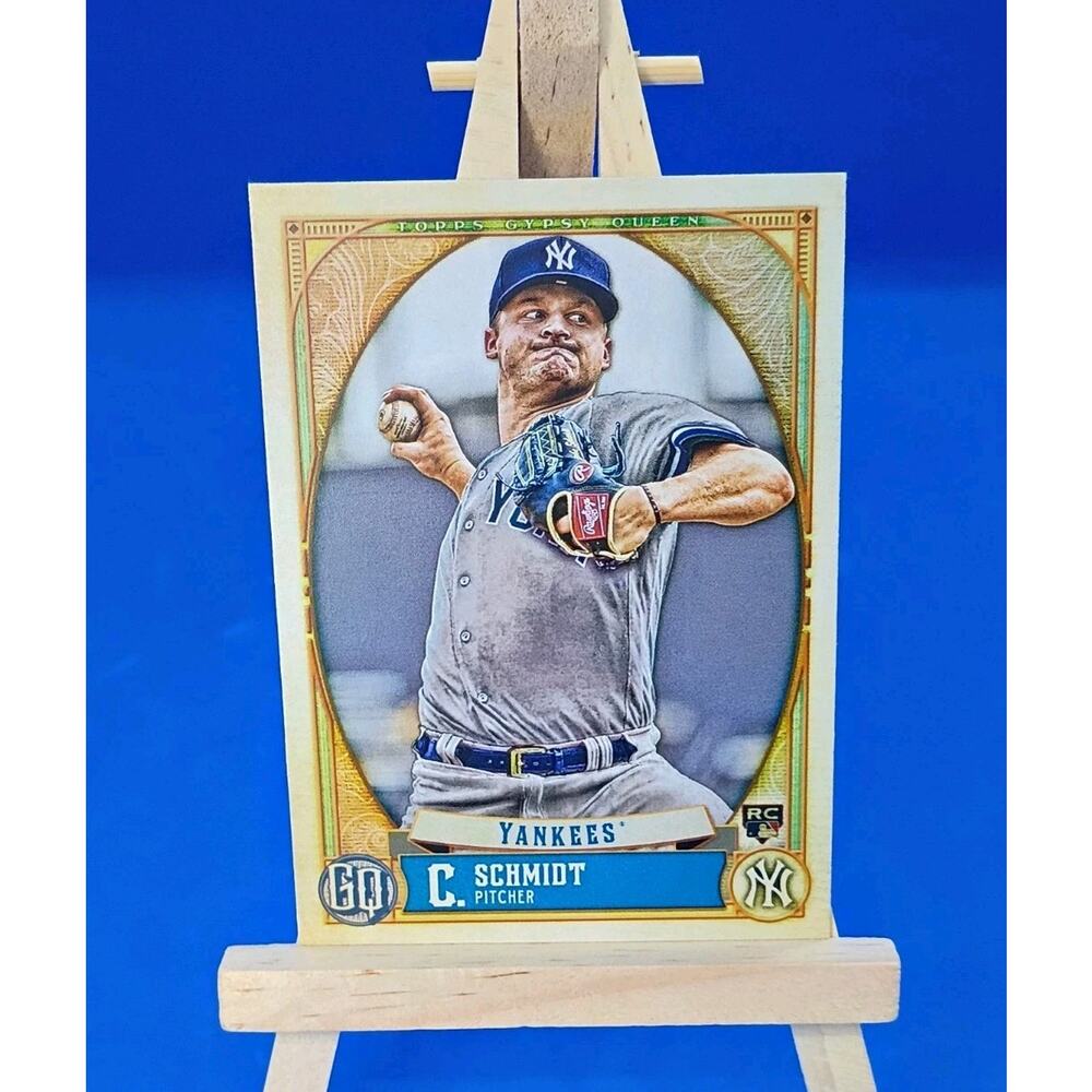 C. Schmidt Pitcher #195 Topps Gypsy Queen RC 2001
